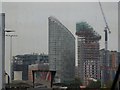 Buildings in the Docklands viewed from Poplar DLR station