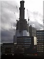 Construction of The Shard from London Bridge