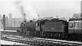 Winter at Manchester Victoria: a local train waiting to leave for Southport