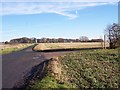 Public footpath sign on High Lane