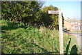 Bridleway signpost, Hill Rd