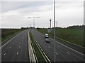 TR1537 : M20 Motorway towards Ashford by David Anstiss