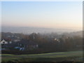 Misty view from Sandal Castle, Wakefield