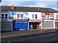 Terrace of local shops at 2-10 High Street