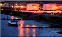 J3675 : Harbour lagoon, Belfast (2) by Albert Bridge