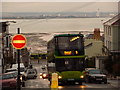 Ryde: a bus ascending George Street