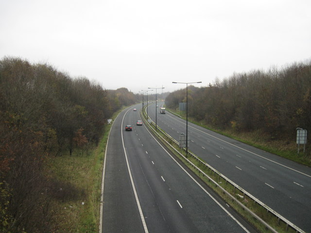 M621 near Morley © Alex McGregor cc-by-sa/2.0 :: Geograph Britain and ...