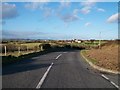 View north along the Commons Road from the crossroads with Carrickinab Road