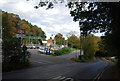 The entrance to Wadhurst Station and car park