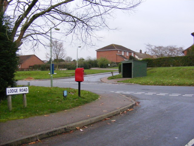 Lodge  Road & Orchard Valley Postbox