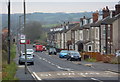 Houses along Clowne Road in Stanfree