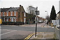 The junction of Argyle Road with Vicarage Road