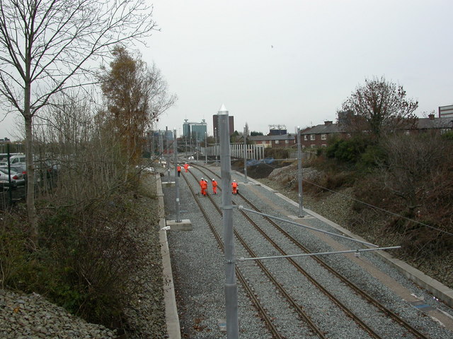 Firswood, new tram lines