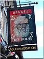 The Turks Head (3) - pub sign, 147 Worcester Road