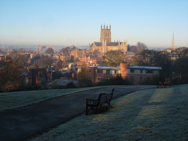 Worcester from Fort Royal Hill