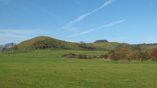 View of Summerhouse Hill and North Downs