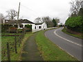 Bend on Crosshill Road, near Lenzie