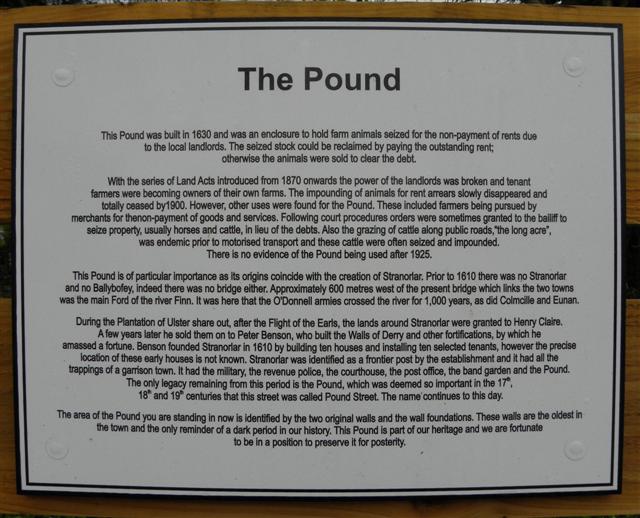 Plaque, The Pound