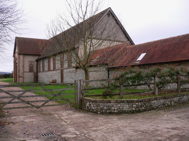 Yet another picture of the large barn at Old Ditcham Farm