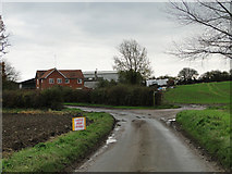 TM4180 : Mud on Road, near Brick Kiln Farm, Westhall by Adrian S Pye