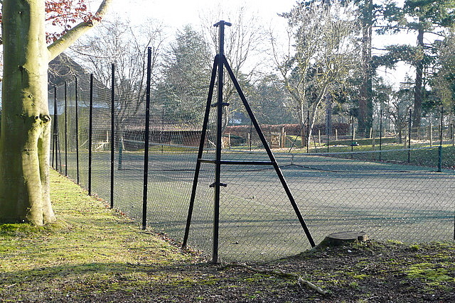 Tennis court at Cray House