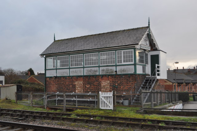 Sleaford West Signal Box © Ashley Dace cc-by-sa/2.0 :: Geograph Britain ...