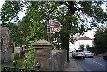 TQ5354 : Greensand Way sign, High St by N Chadwick