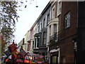 Coloured houses on Tavistock Road