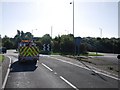 Roundabout at the end of the Pembury bypass