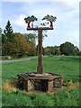 Village Sign And Seat