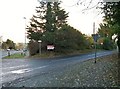 The entrance into Station Road from Mill Hill (A25)