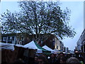 Christmas lights on a tree off Portobello Road #2