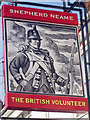 The British Volunteer sign