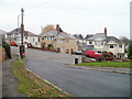 Newport : Cae Perllan Road houses viewed from Byron Road