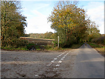 SU2921 : Junction of Wellow Grove with Dandy's Ford Lane by Nick Smith
