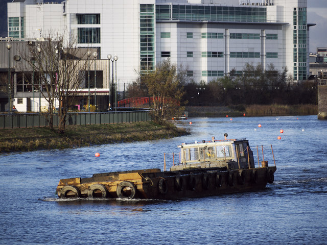 Barge 'Beachley' at Belfast