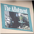 The Allotment sign