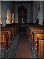 The aisle at St Mary, Bentworth