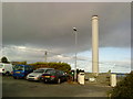 Power station chimney in Hugh Town