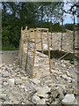 Building a dry stone wall, Dorset, 2009 (1)