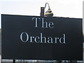 The Orchard sign