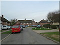 Parked cars in Manor Way