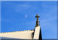 Gable pinnacle and moon