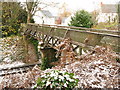 Footbridge over railway, north of Abergavenny station