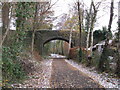 Bridge over former railway near Govilon