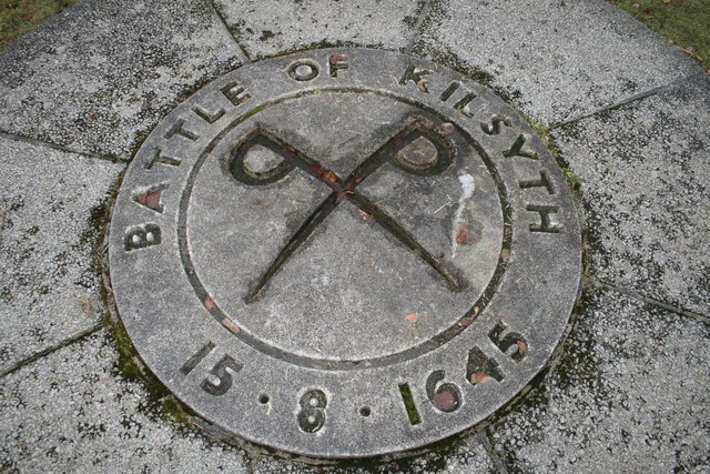 Detail of the Battle of Kilsyth monument... © Becky Williamson cc-by-sa ...