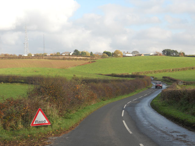 Winding road near Newton