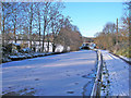 Frozen canal