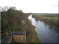 NY4654 : View from the Viaduct at Wetheral by Jonathan Thacker