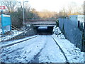 ST1380 : Slippery route to Radyr railway station, Cardiff by Jaggery